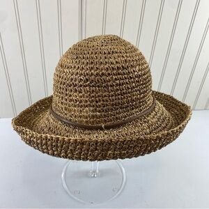 JHats Women’s Natural 100% Tan Woven Straw Hat One Size